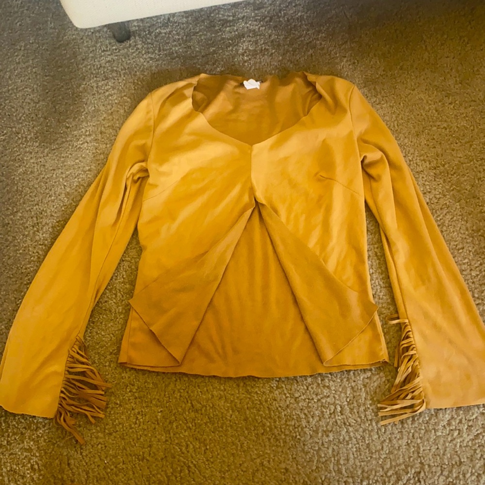 Vintage fringe open top